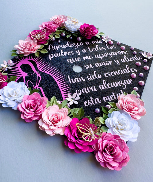 Virgencita Graduation Cap topper