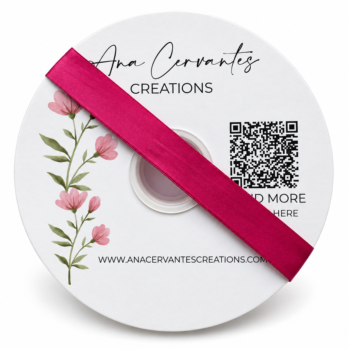 7/8” Double-Faced Satin Ribbon - 100 yards (Azalea)