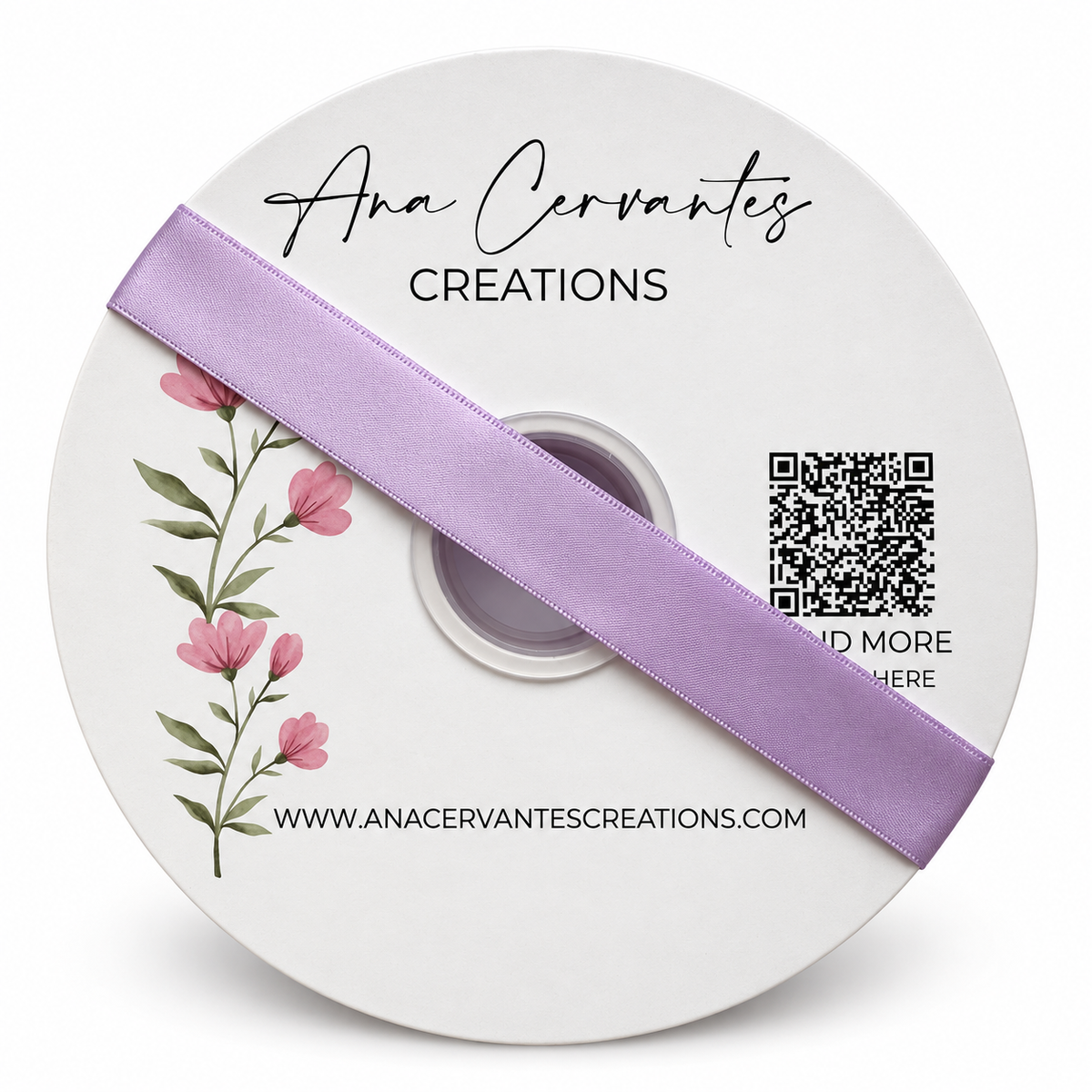 7/8” Double-Faced Satin Ribbon - 100 yards (Light Orchid)