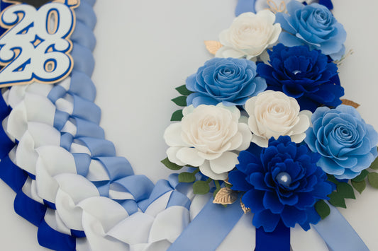 Guatemala Inspired Graduation Lei Double Military Braid