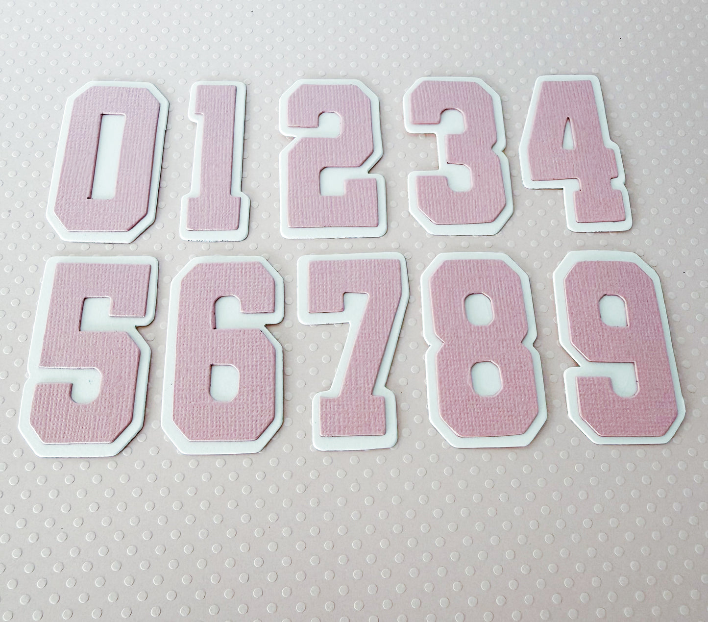 READY TO SHIP - 2" Varsity Numbers 0–9 Bundle – Wooden Die Set