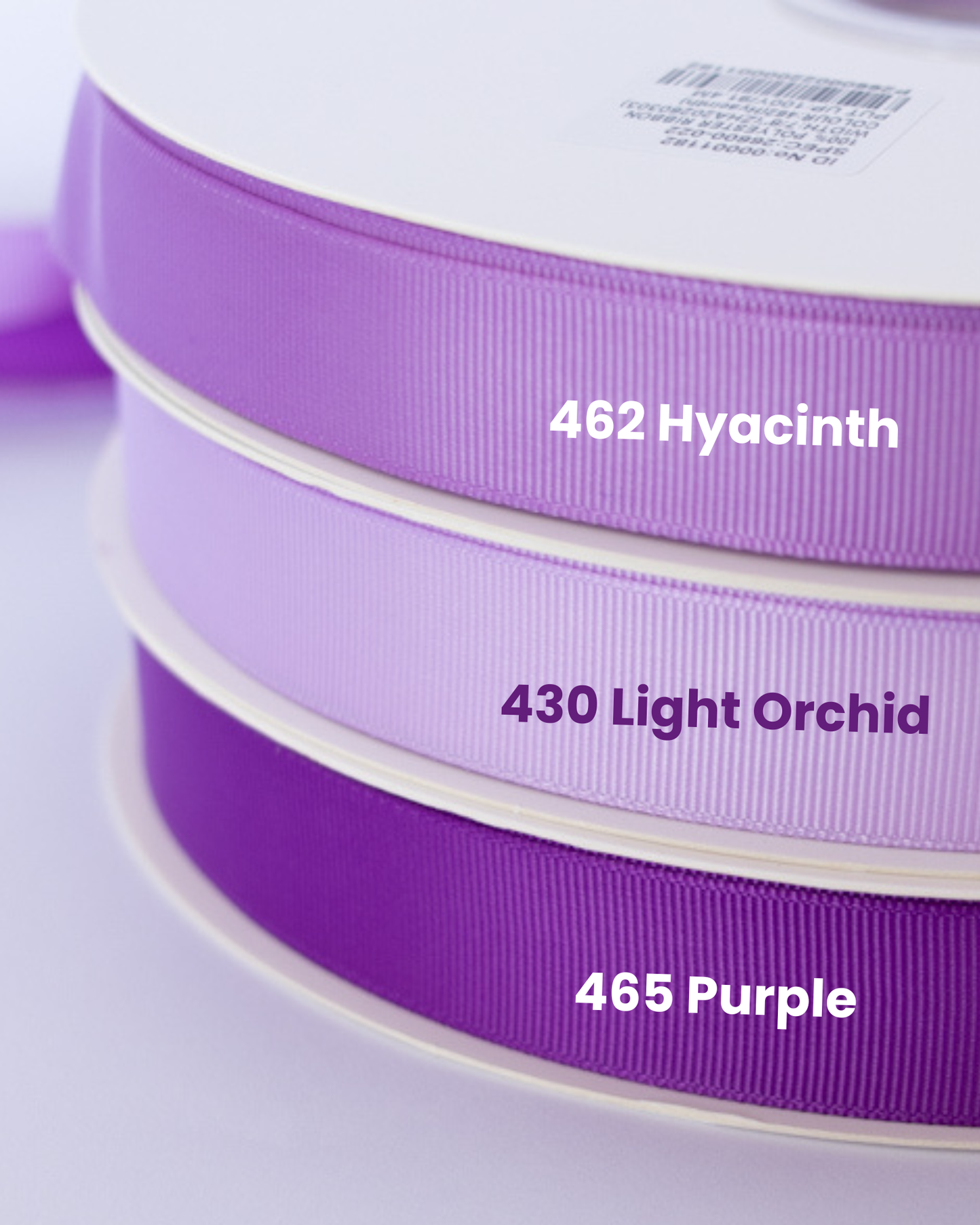 7/8” Grossgrain Ribbon - 100 yards (Purple)