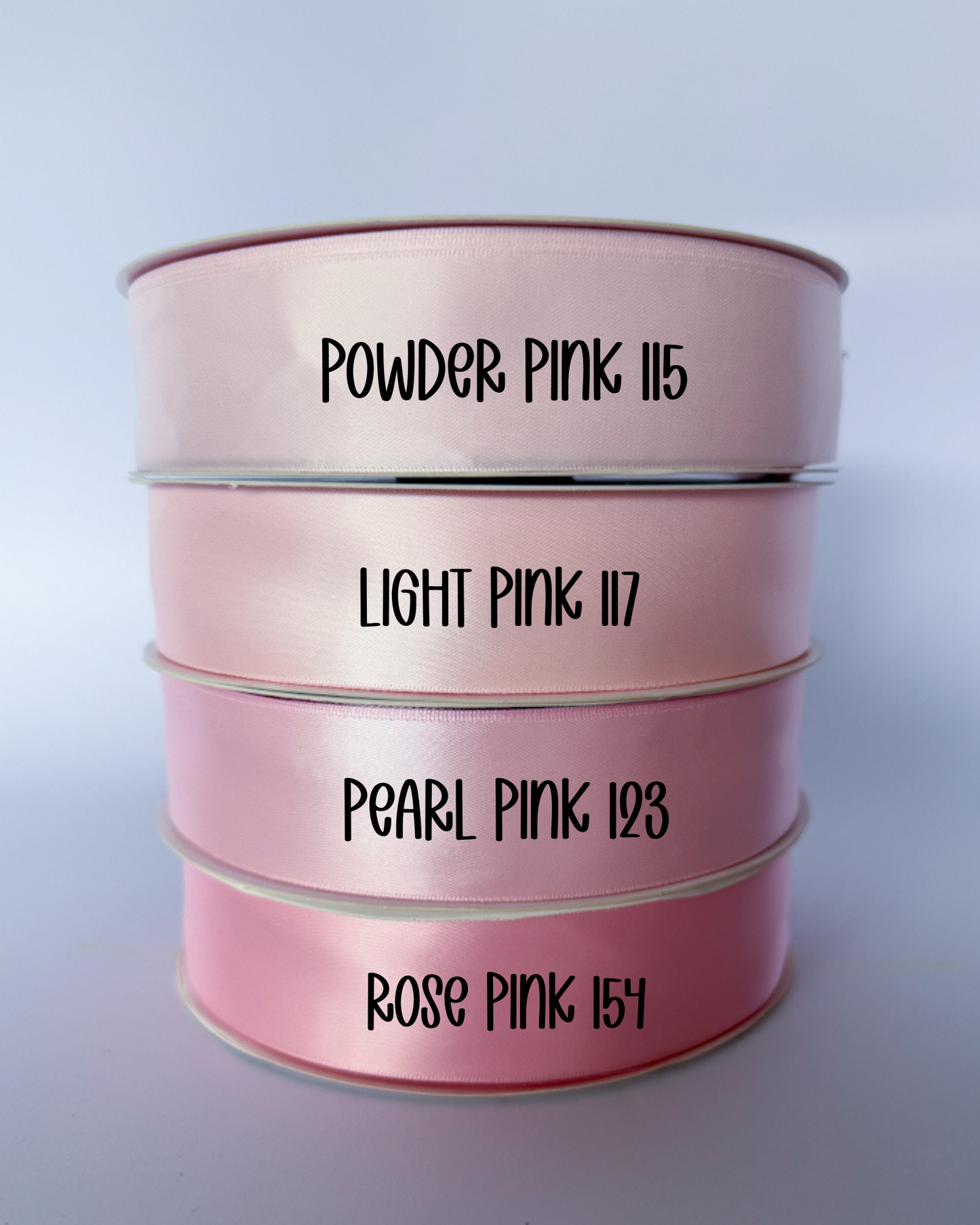 1.5” Satin Double-Faced Ribbon - 100 yards (Pinks)