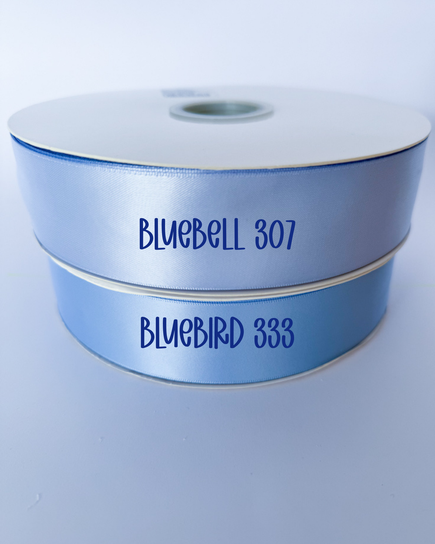 1.5” Satin Double-Faced Ribbon - 100 yards (Sky Blue)