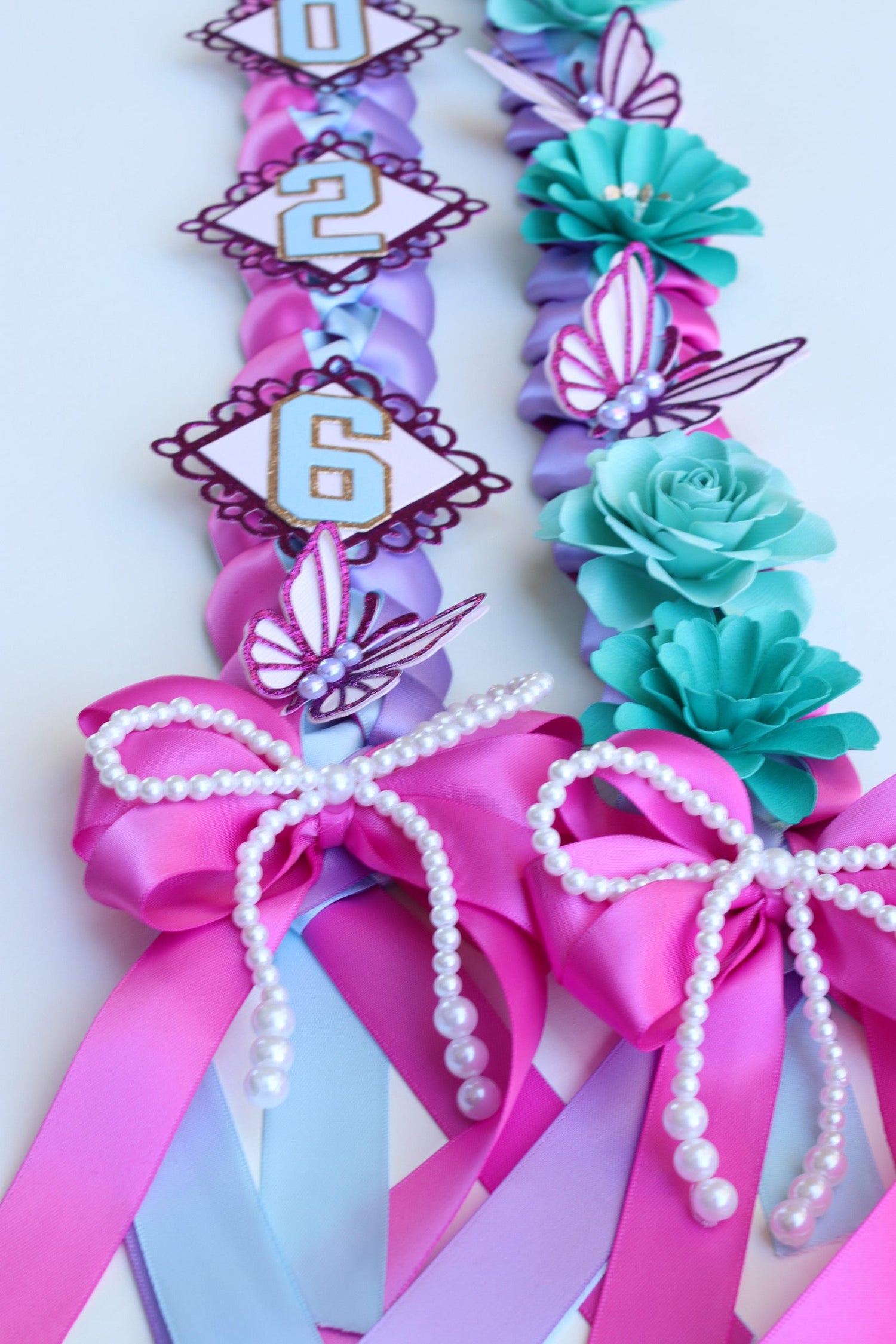 Graduation Satin Ribbon Lei