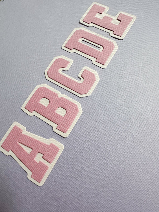 READY TO SHIP - Varsity 2" Letter Bundle (4) dies all together