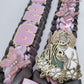 Pink & Sage Satin Ribbon Lei – San Judas Tadeo Edition | Class of 2026