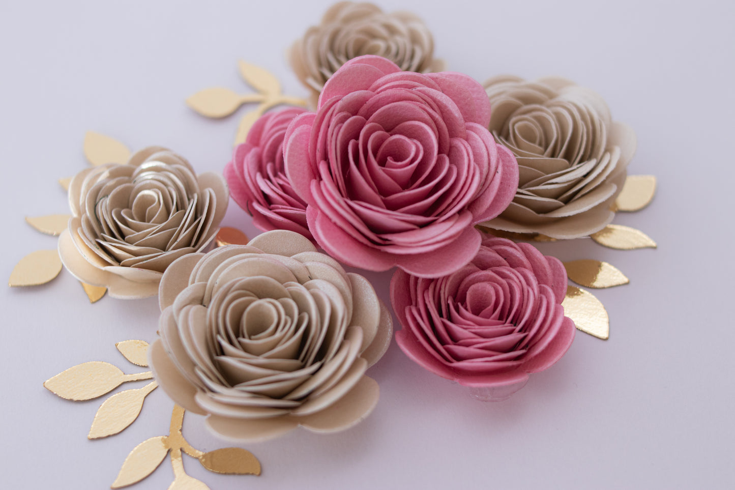 READY TO SHIP – Rolled Rose Classic Spiral Flower Wooden Die