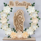 Recuerdos/Centros de Mesa Para Bautizo San Judas Tadeo (Crema)