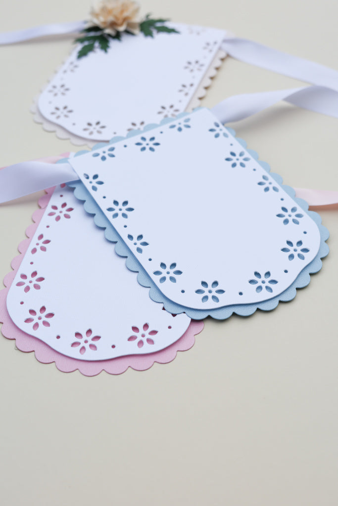READY TO SHIP - Daisy Lace Banner - Party Sparkle Collection