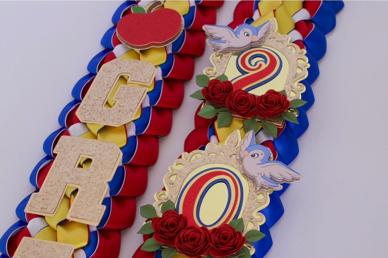Princess Inspired Graduation Lei Ribbon - GRAD + 2026