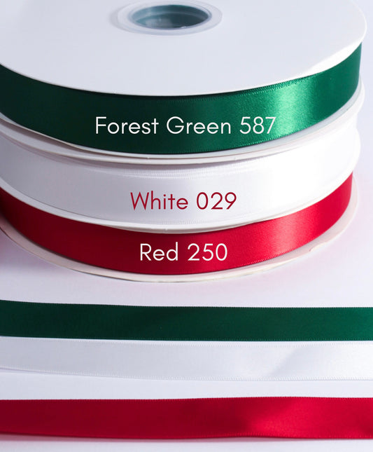 7/8” Double-Faced Satin Ribbon - 100 yards (Viva Mexico)