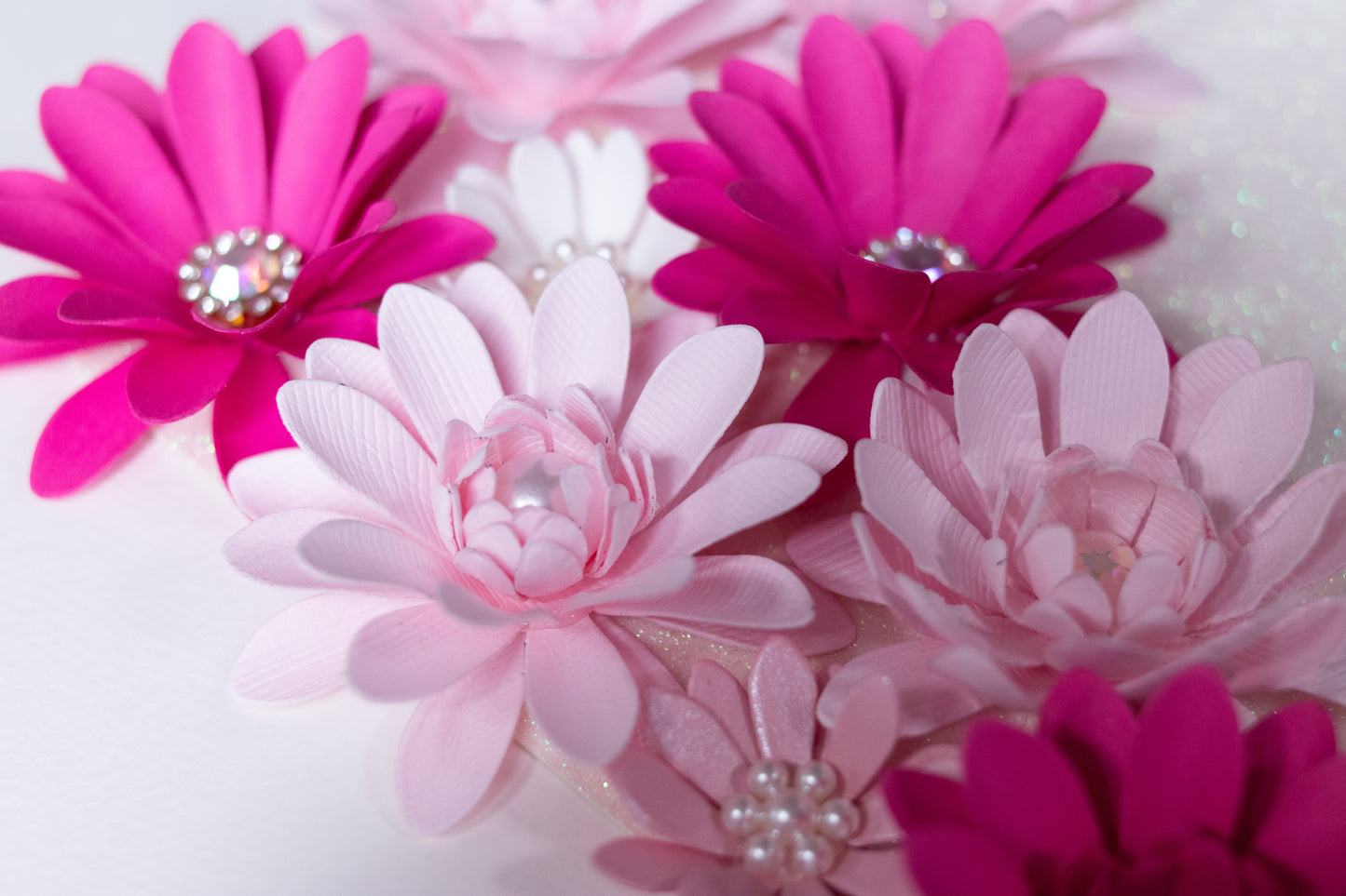 READY TO SHIP – J. XOXO Wooden Die – Daisy Inspired Flowers