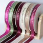 7/8” Double-Faced Satin Ribbon - 100 yards (Timeless Rose)