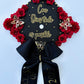 Red Roses Graduation Cap topper II