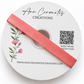 7/8” Double-Faced Satin Ribbon - 100 yards (Lt.Coral)