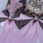 Pink & Sage Satin Ribbon Lei – San Judas Tadeo Edition | Class of 2026