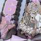 Pink & Sage Satin Ribbon Lei – San Judas Tadeo Edition | Class of 2026