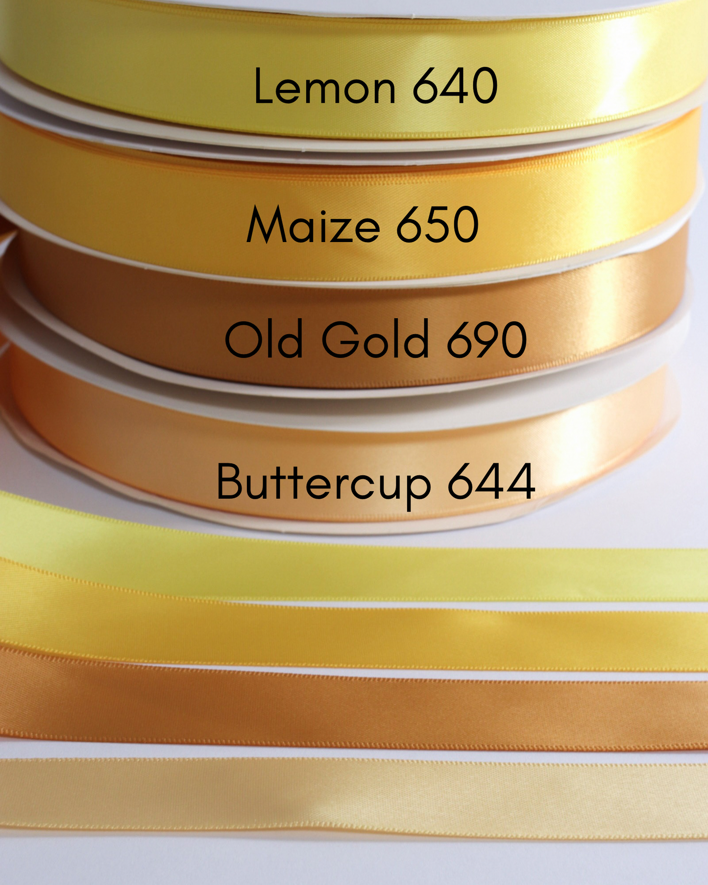 7/8” Double-Faced Satin Ribbon - 100 yards (Warm Radiance)