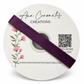 7/8” Double-Faced Satin Ribbon - 100 yards (Plum)
