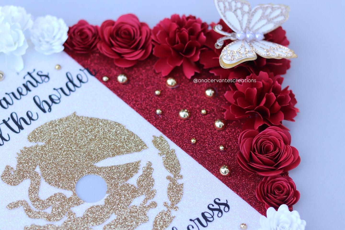 Custom Graduation Cap Topper - Viva México