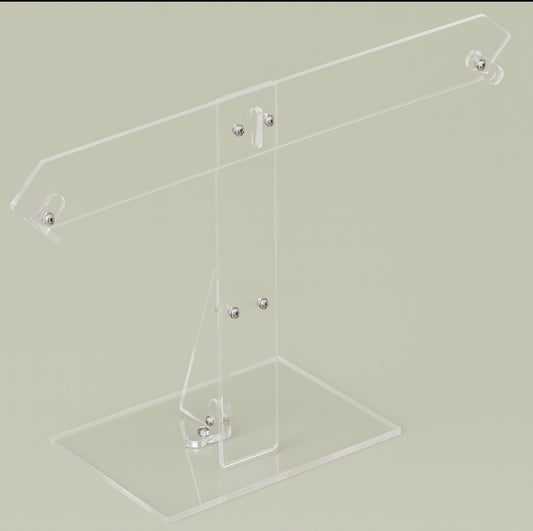 Graduation Cap Topper Holder Display Stand | Clear Adjustable Acrylic Base