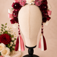Traditional Mexican Lele Headband Ribbon & Paper Flower Headband