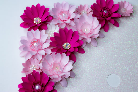 READY TO SHIP – J. XOXO Wooden Die – Daisy Inspired Flowers