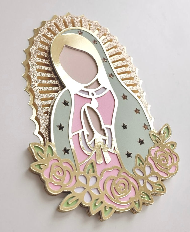 PREORDER (MID JUNE) - Metal Die (METAL) - Petunia x Ana Cervantes Creations™ - Virgen de Guadalupe