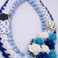Guatemala Inspired Graduation Lei Double Military Braid