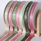 7/8” Double-Faced Satin Ribbon - 100 yards (Rosy Sage)