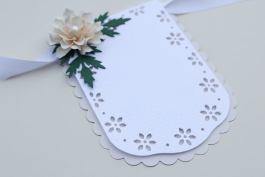 EXTRAS - READY TO SHIP - Daisy Lace Banner - Party Sparkle Collection