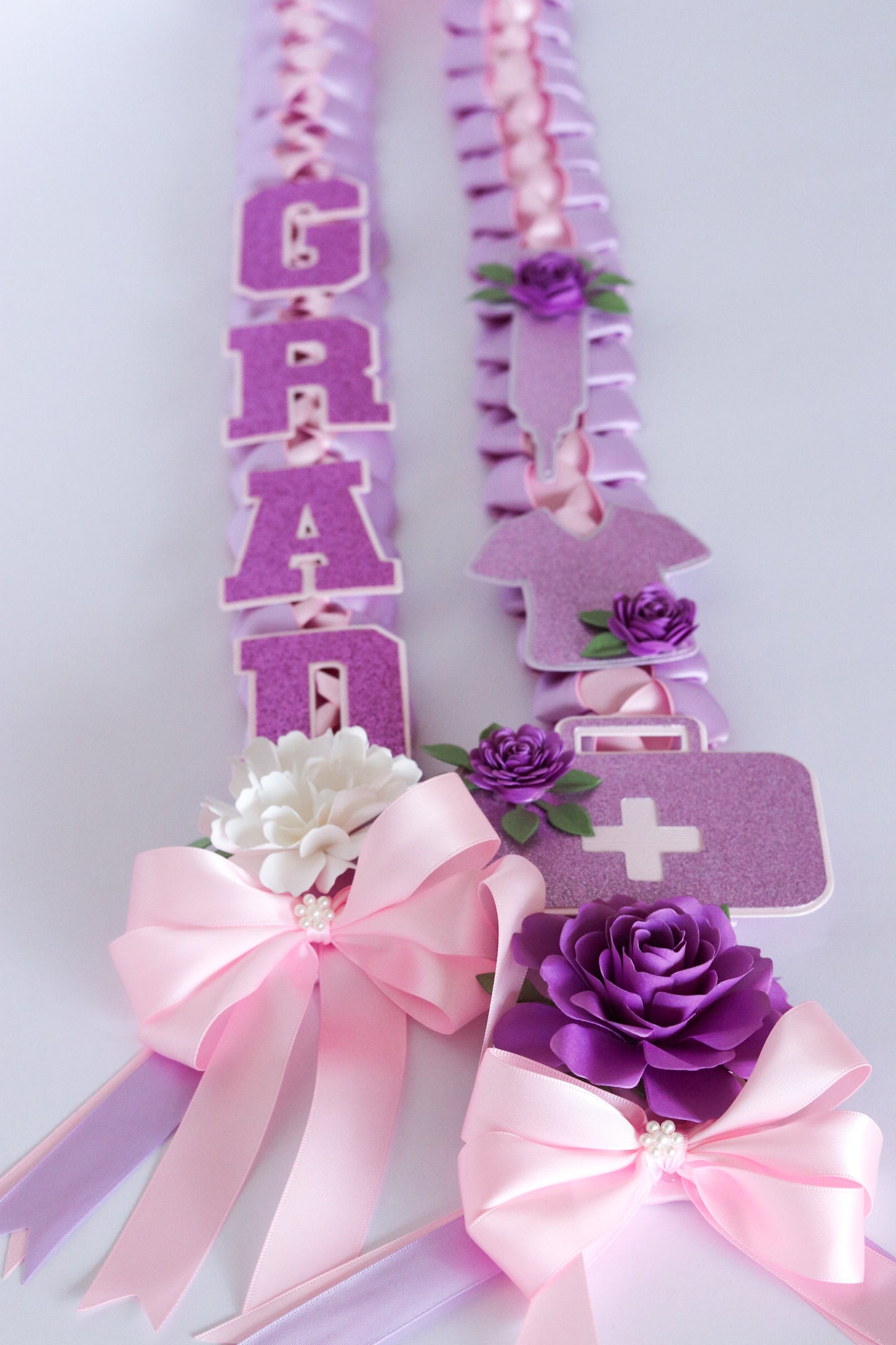 Heroes in Scrubs Graduation Ribbon Lei