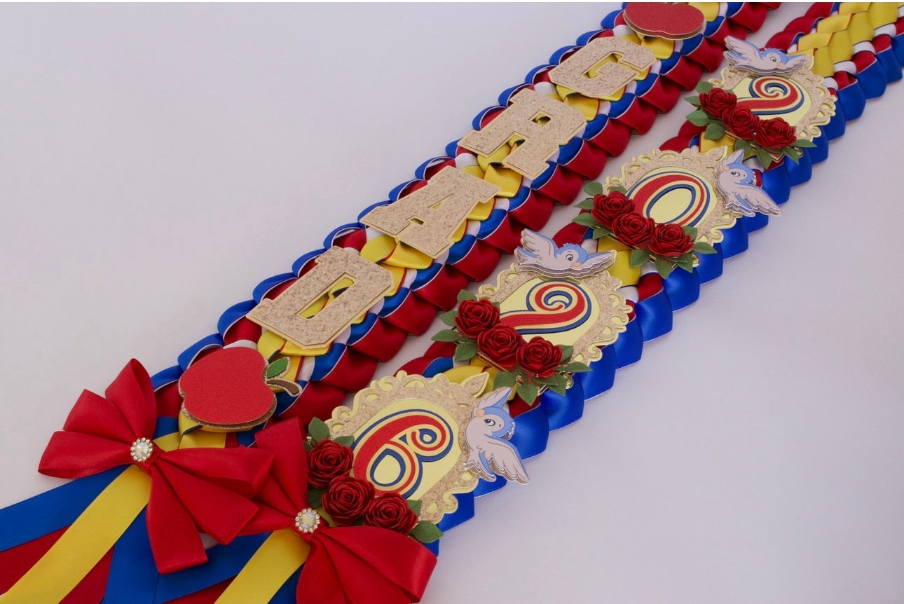 Princess Inspired Graduation Lei Ribbon - GRAD + 2026