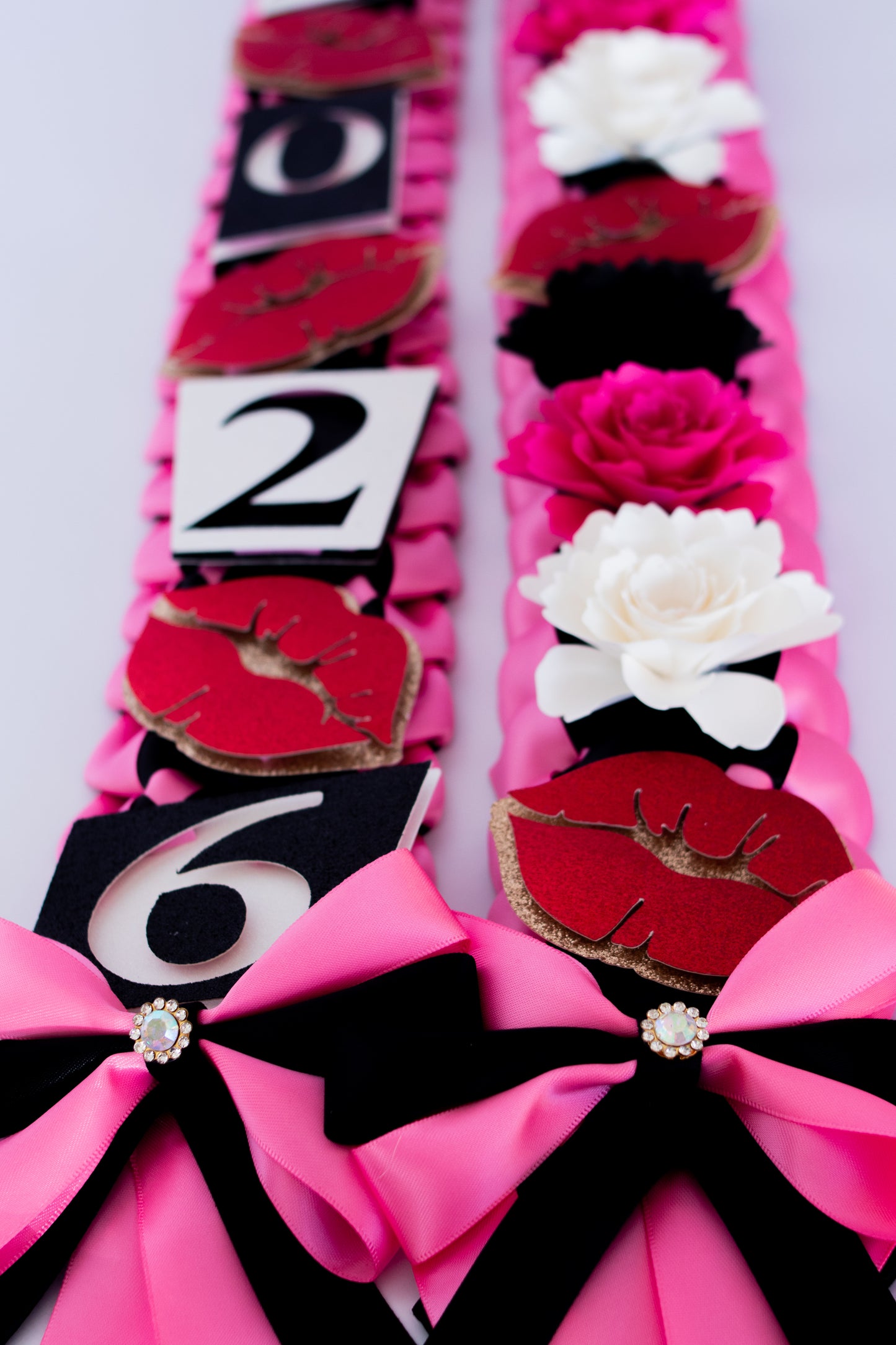 Mean Girl Inspired Graduation Cap Topper & Satin Lei Bundle