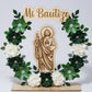 Recuerdos/Centros de Mesa Para Bautizo San Judas Tadeo (Verde)