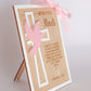 Little Wooden Baptism Frame – Guardian Angel Prayer