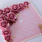 Pink Rose Graduation Cap Topper – Handmade Luxury Floral Design