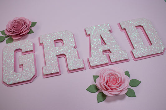 PREORDER MID MARCH - Varsity Font “GRAD” Wooden Die