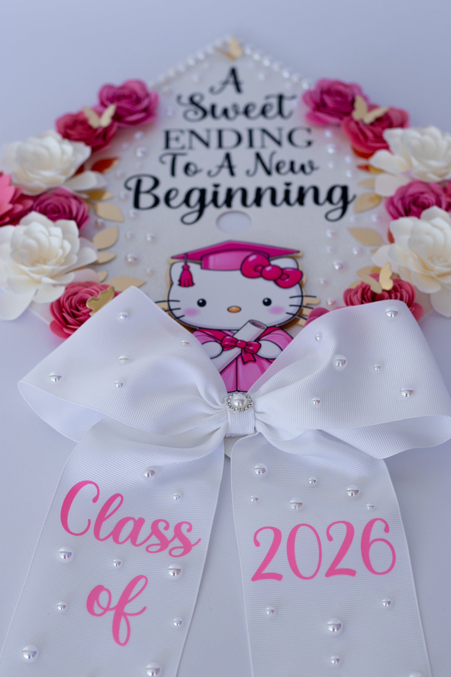 Hello Kitty Graduation Cap topper