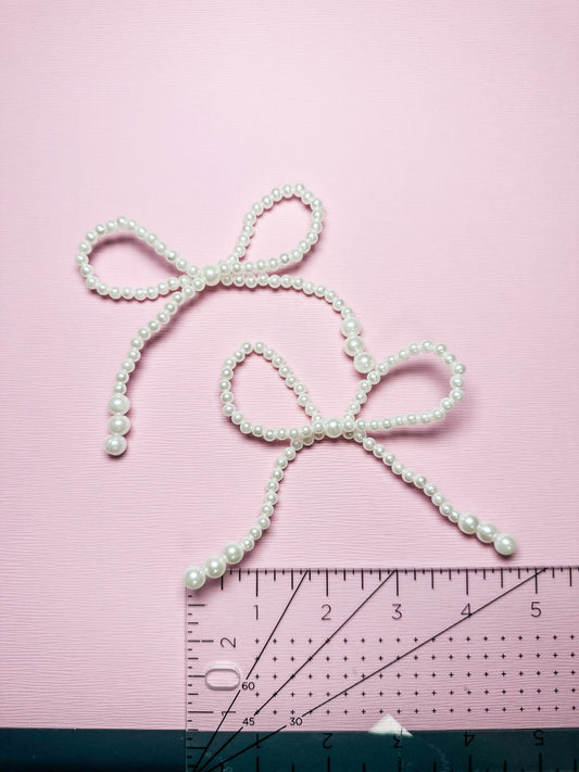 Pearl Bows for Graduation Leis (Set of 20)