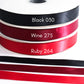 7/8” Double-Faced Satin Ribbon - 100 yards (Shades of Passion)