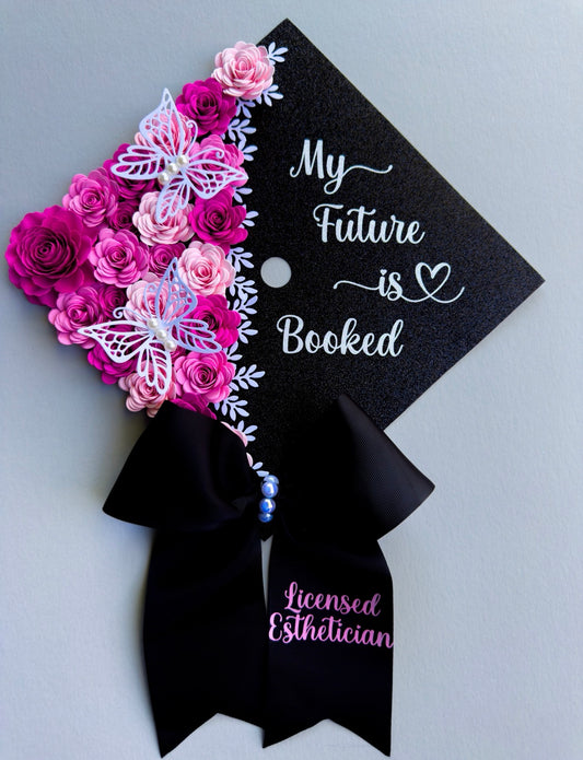 My Future is Booked Graduation Cap topper
