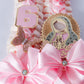 Pink Satin Ribbon Lei – Virgen de Guadalupe Edition | Class of 2026