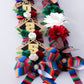 Mexican Heritage Graduation Cap Topper & Satin Ribbon Lei Bundle