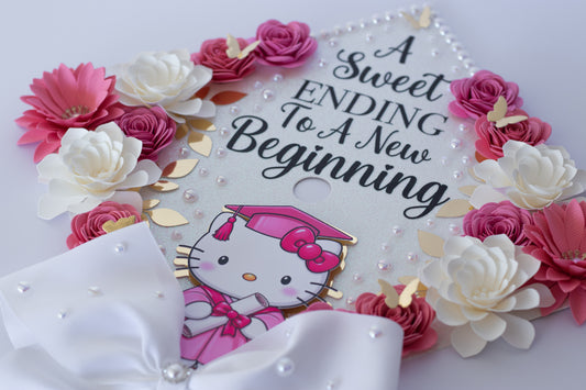 Hello Kitty Graduation Cap topper