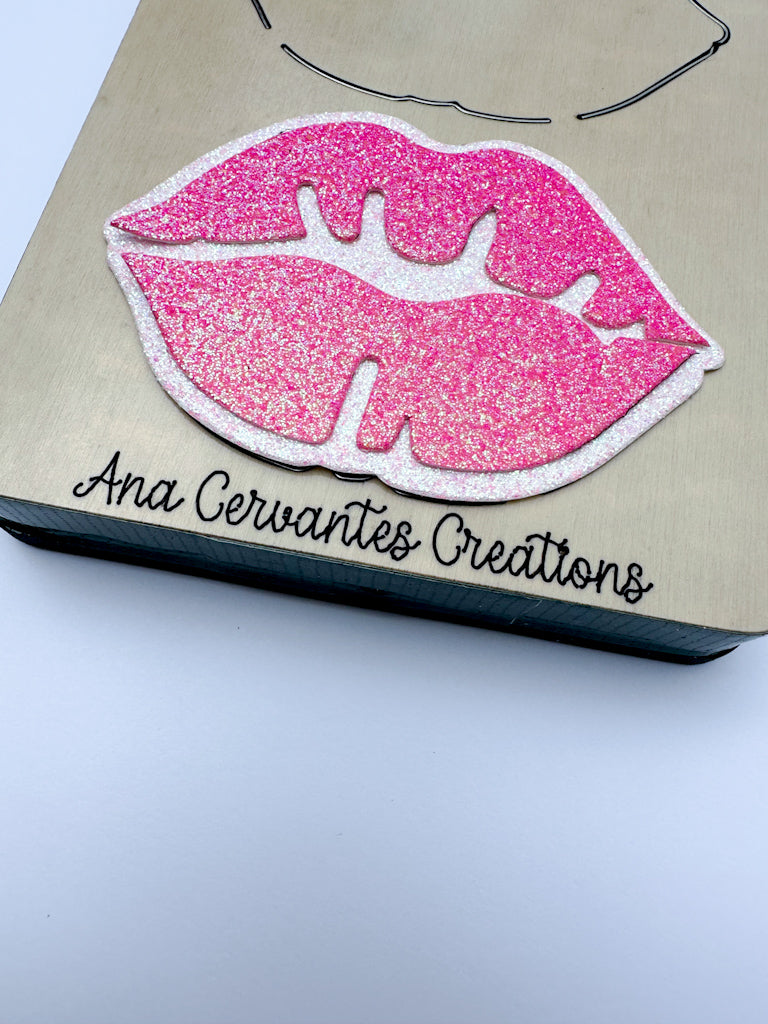 READY TO SHIP - Lips Kiss – Wooden Dies