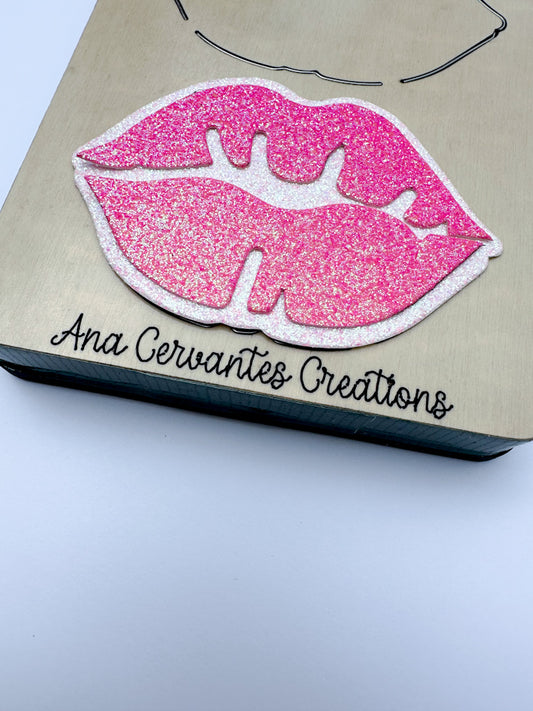 READY TO SHIP - Lips Kiss – Wooden Dies