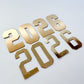 READY TO SHIP - 2026 Offset Numbers Wooden Die Cut (2")