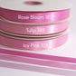 7/8” Double-Faced Satin Ribbon - 100 yards (Soft Pinks)